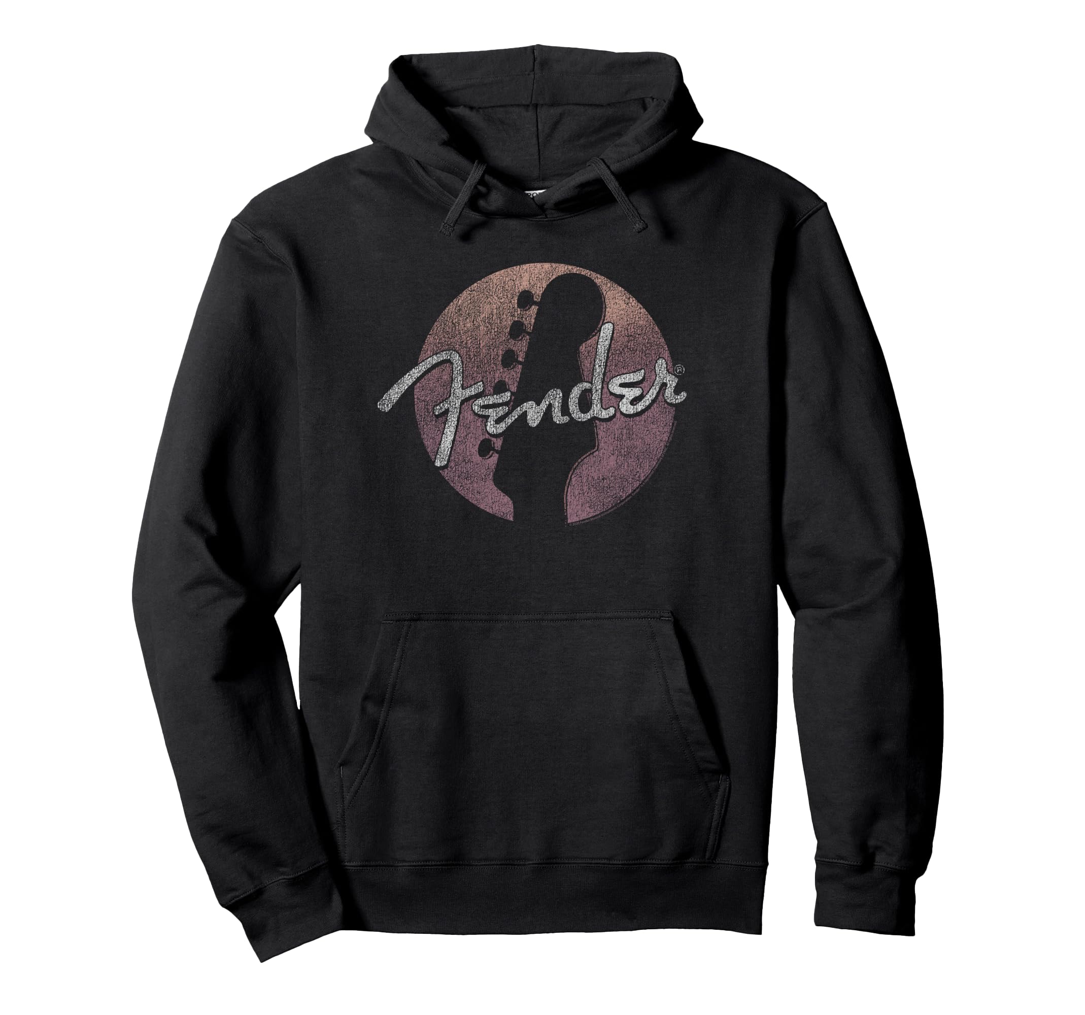 

Fender Худи с логотипом Circle на головке грифа чёрный