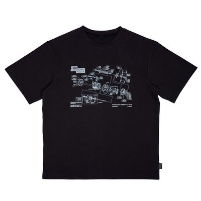 Tops Bug Off Black [Abu Garcia] T-shirt