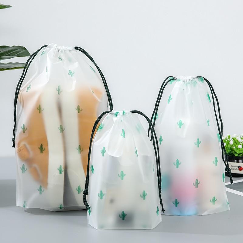 2pcs Cute Transparent Waterproof Travel Cosmetic Bag Women Makeup Case Bath Make Up Organizer Toiletry Wash Beauty Kit Storage Pouch