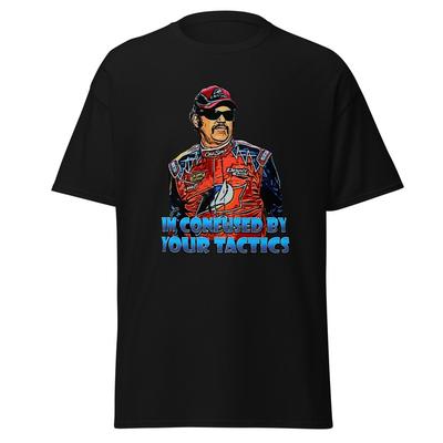 Talladega Nights klassisches T-Shirt Cal Naughton Jr. Shirt Taktiken