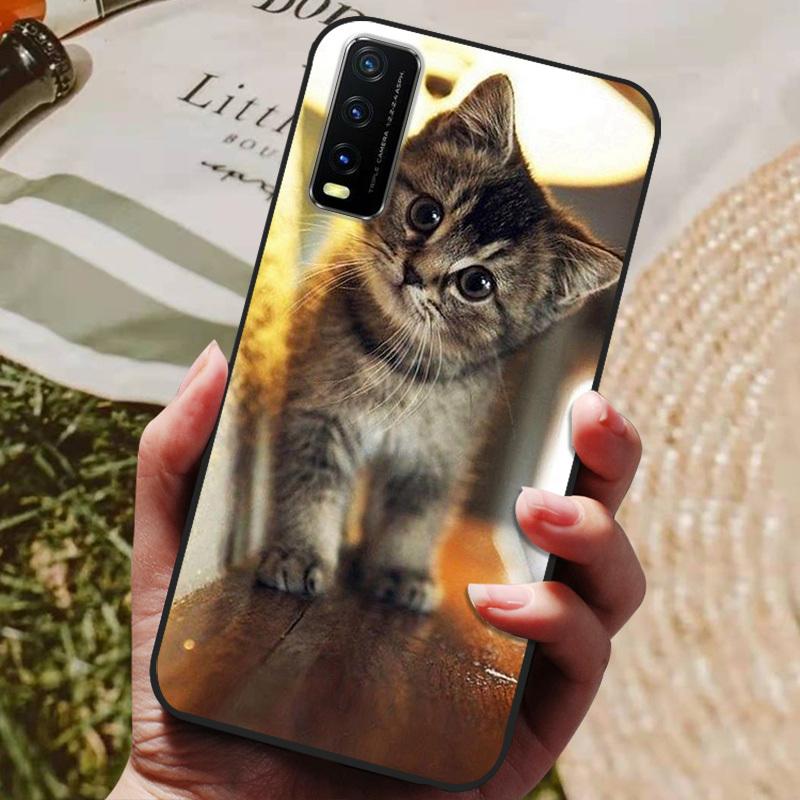 For Vivo Y11S Case Silicone Soft TPU Phone Cover For Vivo Y12s V2027 Case Cartoon Case Protective Bumper For Vivo V2032 Y11s