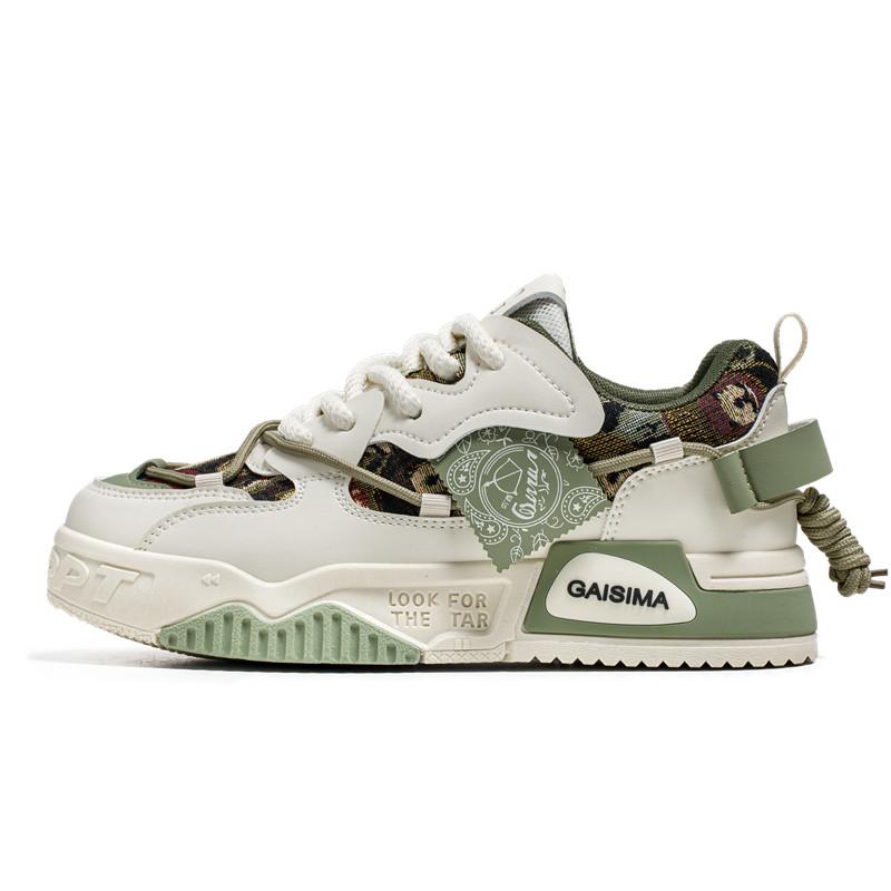 2025 new men's casual shoes, men's thick-soled sports canvas shoes, large-sized 48 vulcanized men's shoes