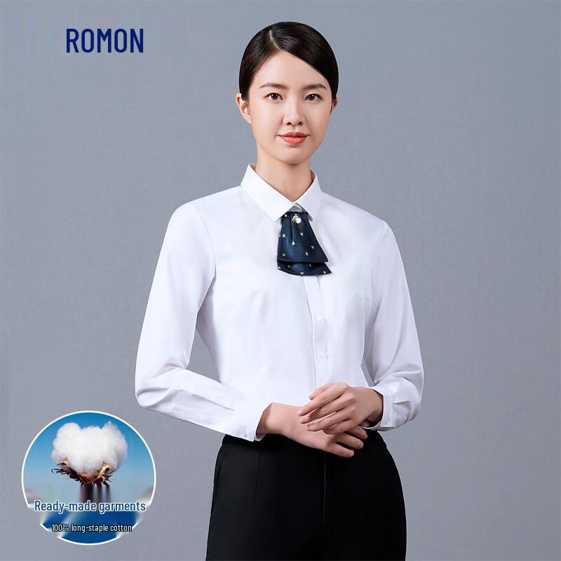 

Luo Meng Women s Long Sleeve Wrinkle-Free Business Shirt 175/40