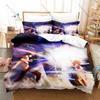 Hinamizawa Village Character Print Higurashi Anime Bedding Set Duvet Cover + 2 Pillowcases Twin Full Queen King Bedding Set