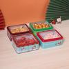 Trick or Treat Pattern Print Baking Cookies Box Christmas Tin Box Popular Packing Case