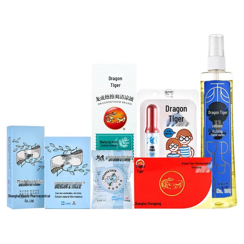 Охлаждающий набор эфирных масел Longhu с мятой перечной