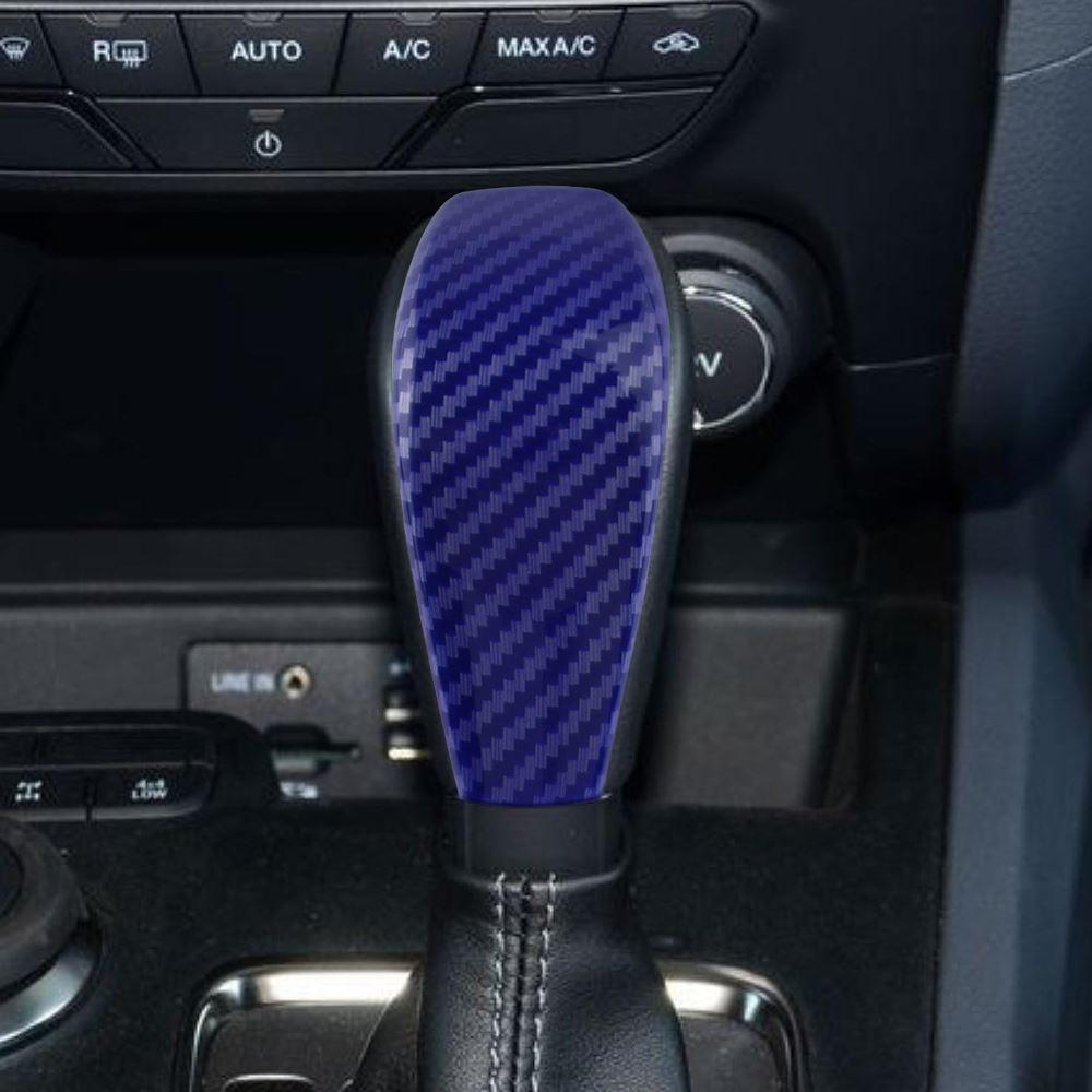 Carbon Fiber Abs Gear Shift Knob Cover Trim Sticker Ford Everest Ranger Black