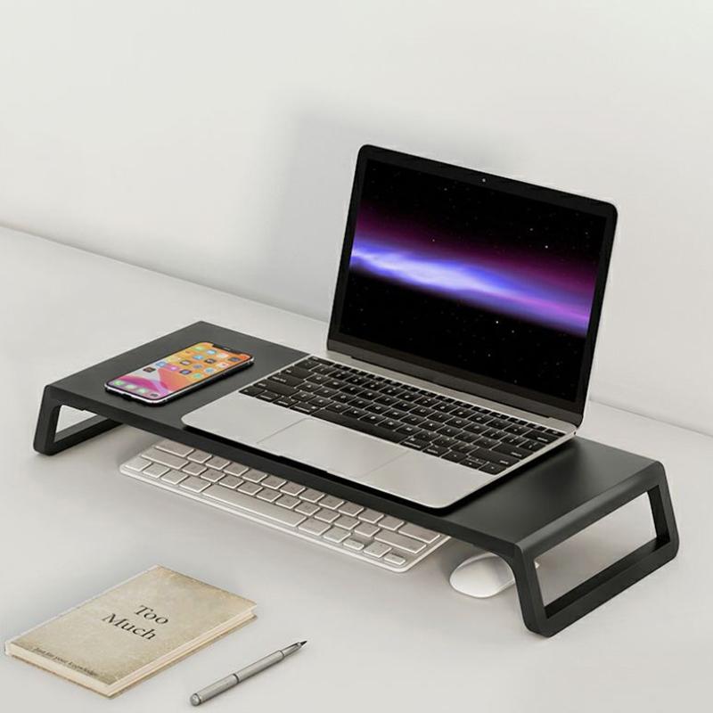 Computer Monitor Rising Holder With Usb Hub Pc Screen Stand Bracket With Phone Holder Desktop Keyboard Mouse Storage Organizers