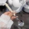 Beiyou Imitation Ceramic Handle Pearl Spoon