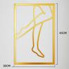 Metal Wall Painting Iron Wall Hanging Decoration Nordic Woman Silhouette Home Decor Macrame Wall Ledges Living Room Decor Gift
