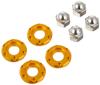 Kitaco 520-1300970 Rear Shock Mount Sheet Set (Gold) Monkey 125 (JB02/JB03/JB05) 4 Pieces 1 Set