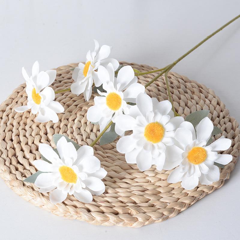 Silk Mimic Sunflower And Daisy Flowers Bundle For Event Decorations With Craft Technique Perfect For Photography And Home Decor