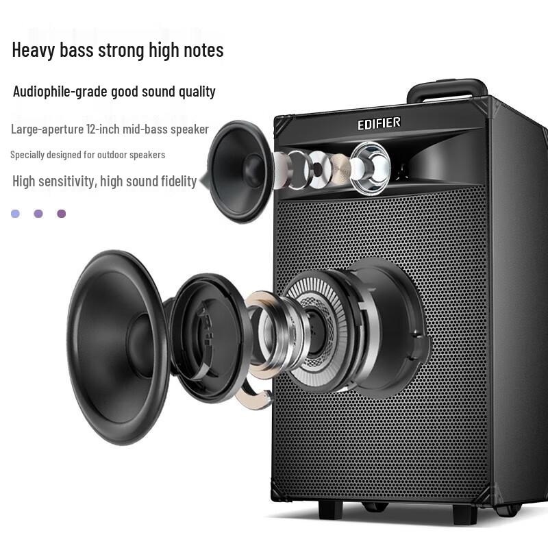 Edifier PW312 12-Inch Portable Outdoor PA Speaker (CN Version)
