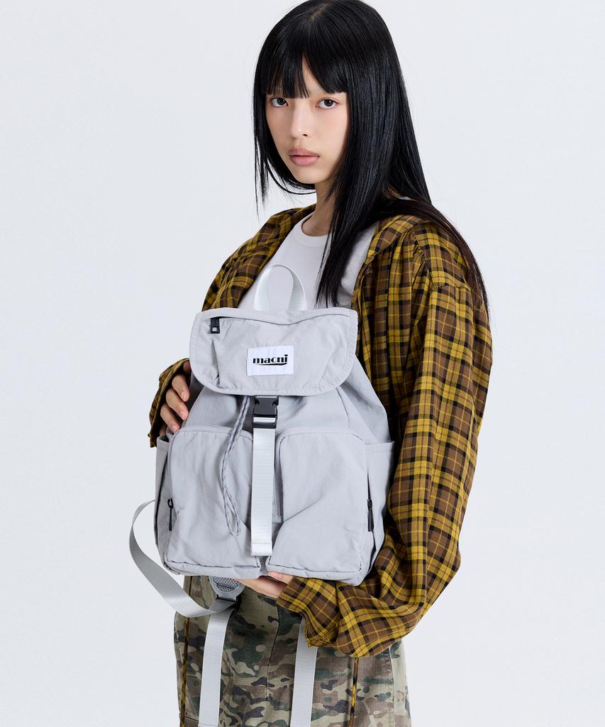 Macni Field Backpack Light Gray