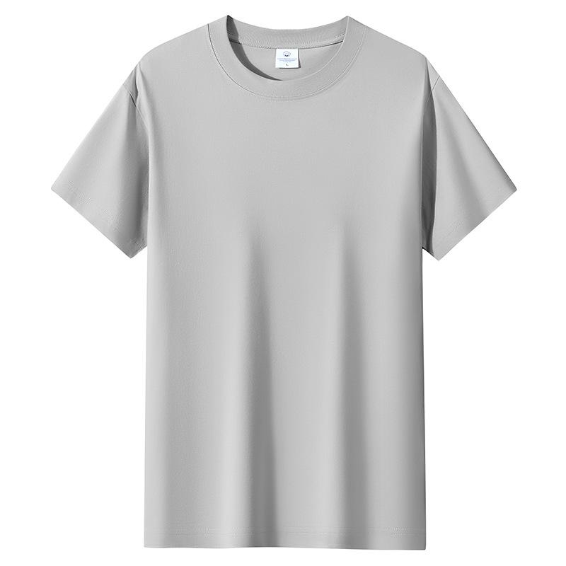 QICED Men's Fashion Casual Summer Spring O-Neck Short Sleeve Blouses & Shirts Casual Chic