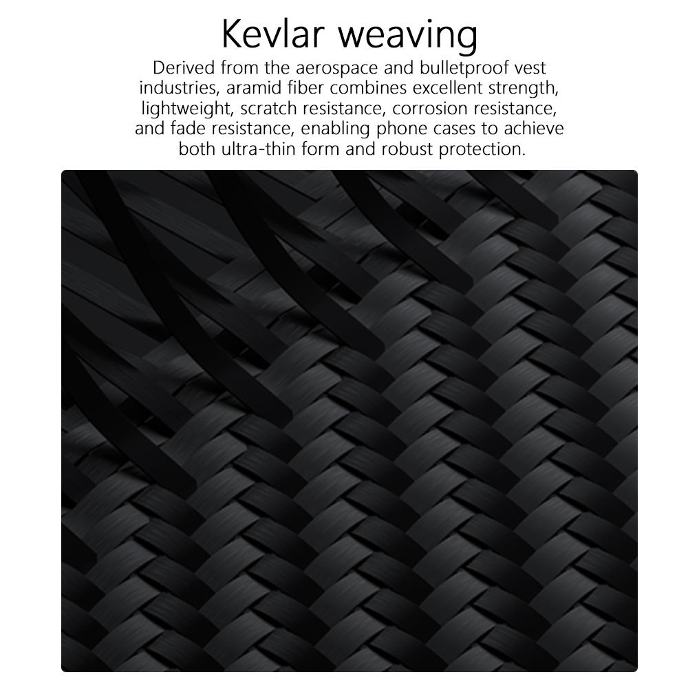 Per Samsung Galaxy Z Fold 8 Custodia in Fibra di Carbonio Aramidica Cover in Kevlar Ultra-Sottile Leggera Armatura Custodia Protettiva Resistente Robusta