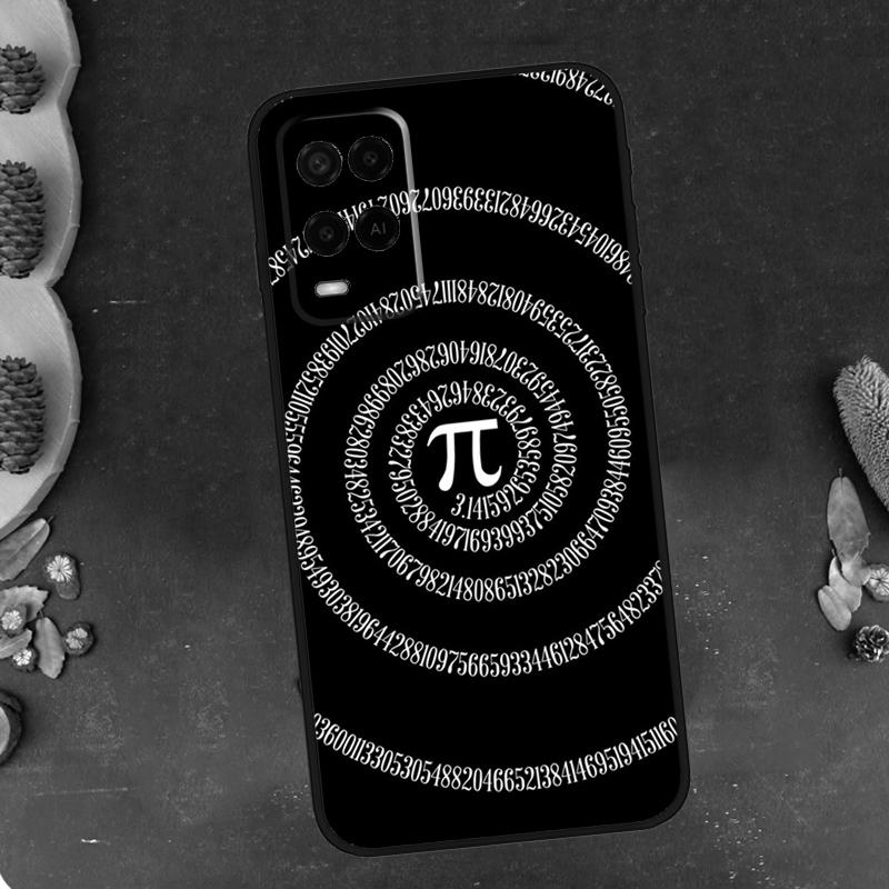 Math Formula Pi Phone Case For Oppo A94 A74 A54 A15 A18 A38 A58 A78 A98 A40 A60 A80 A16 A76 A96 A57S A17 A77