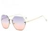New Style Sunglasses For Women Without Frame Cutting Edge Sunglasses For Women Uv Proof Driving Glasses Trendy Women 9902