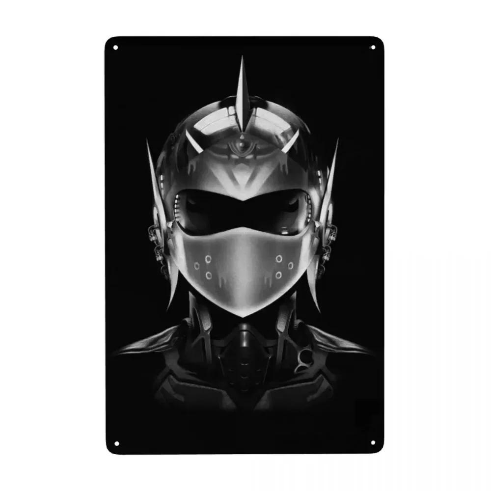 Vintage Goldorak Grendizer Metal Tin Sign  Custom Anime UFO Robot Goldrake Wall Art Decor for Pub Cafe Yard  Rectangle Plaque