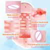 Double Hole Cup Simulated Vaginal Masturbators Cup Anus Sex Toy Shop Product Reusable Realistic Pussy Vagina