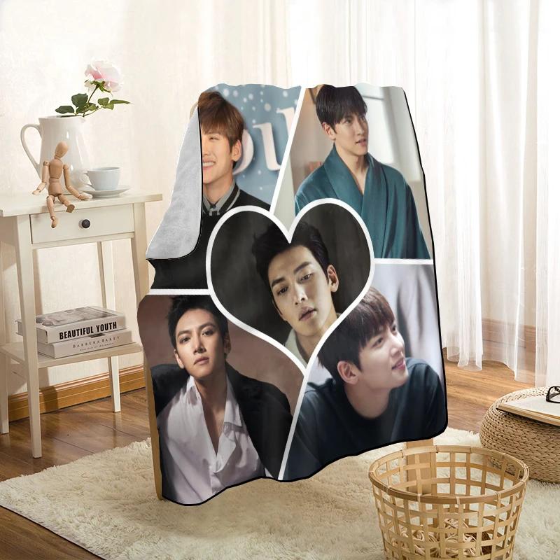 Neuer Artikel Ji Chang Wook Decken Druck Weiche Decke Überwurf für Zuhause/Sofa/Bettwäsche Tragbare Erwachsenen Reise Abdeckdecke