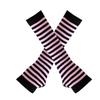 Koreaanse Stijl Zwart-Wit Gestreept Unisex Vingerloze Lange Mouwen Kerst Cosplay Cover