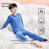 Hodohome Boys' Pure Cotton Astronaut Thermal Underwear Set
