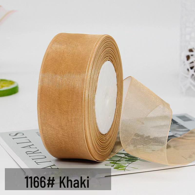4cm Schneegarn Transparentes Band für DIY Haaraccessoires und Geschenkverpackung