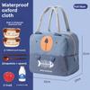 Cute Cartoon Lunch Bag Handheld Lunch Box Bag for Office Workers and Students Aluminum Foil Insulated Lunch Bag