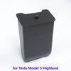for Tesla Model Y Juniper 2026 Under Rear Air Outlet Storage Organizer Box Rear Seat Trash Can Model 3 Highland Accessories 2025