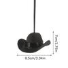 Cute Cowboy Hat Car Ornament create Fabric Pendant Decor Fun Road Trip Automotive Interior Accessory for Women & Men