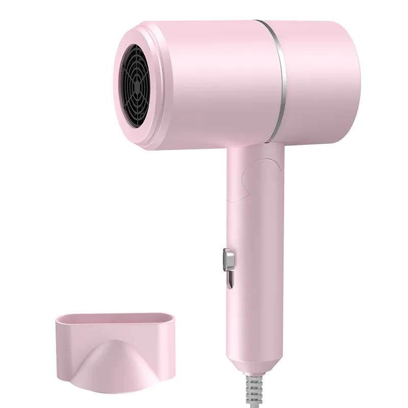 MIni Folding Hairdryer with Carrying Bag Hot Air Anion Hair Care for Home Travel Hair Dryer Dormitory Blow Drier 220V