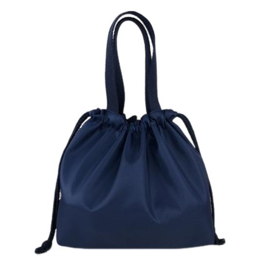 Portable Drawstring Lunch Bag with Handle Large Capacity Multipurpose Waterproof Bento Box Carrier Storage Bag