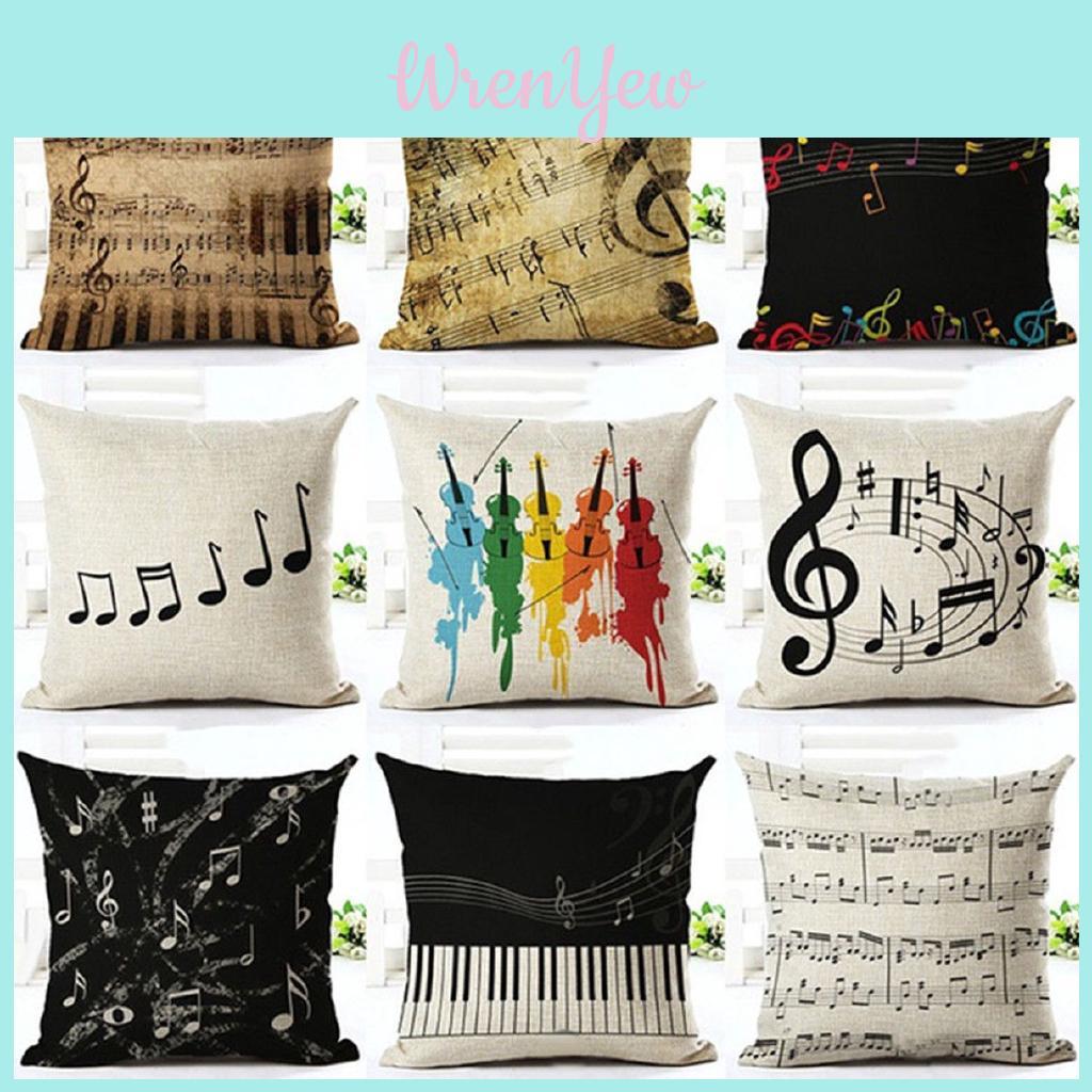 Klassischer Charme Weiche Baumwoll-Leinen Kissenhülle für Sofa und Heimdekoration
