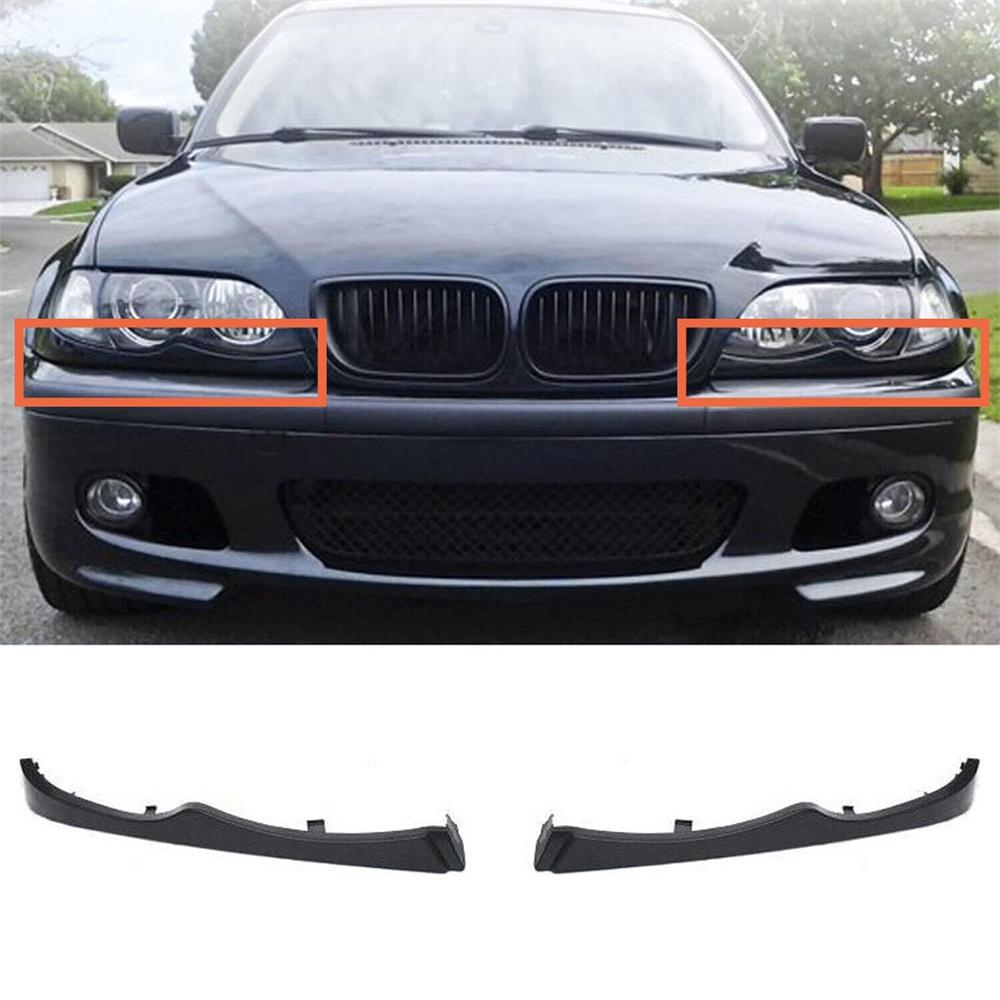 

1 пара накладка-заполнитель для молдинга фары для BMW 3 серии E46 4-дверный 2002-2005