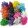 Bright And Festive Mini Christmas Foam Frosted Holly Berry Flower For Your Home