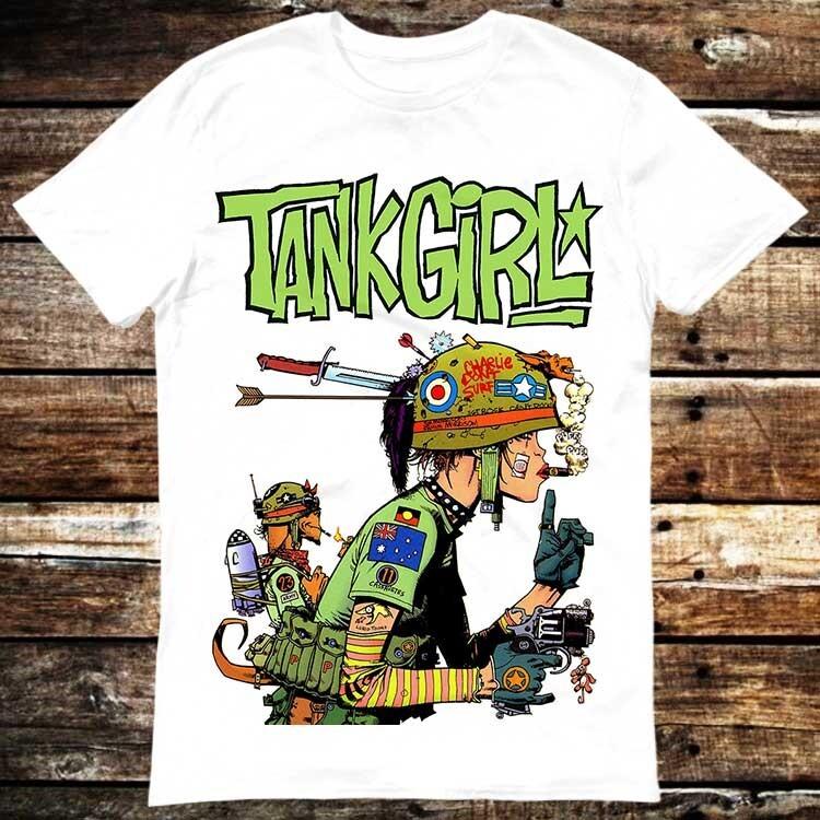 Tank Girl Feminist Charlie Don t Surf T Shirt 6053 Unisex T-Shirt XL