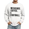 Men's Oversized Long Sleeve Crewneck Sweatshirt Casual Loose