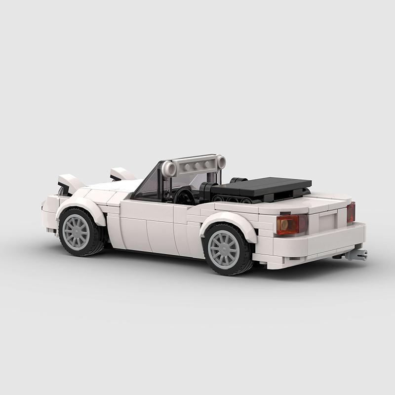 MOC Car MX-5 miata NA Convertible Technical Racing Vehicle Building Block Speed Super Race Christmas gift brick City Rally Toy