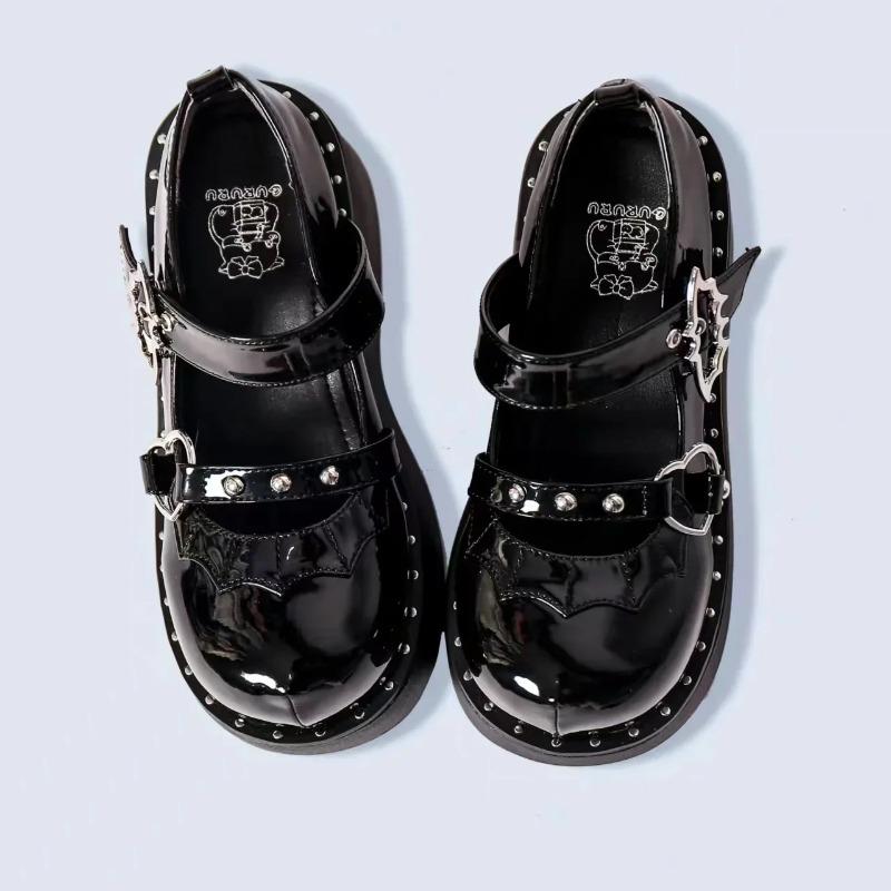 Casual Lolita Platform Shoes for Women Heels Wedge Women Shoe Sandals Kawaii Cute Cosplay Girls Mary Jane Shoes Zapatos De Mujer