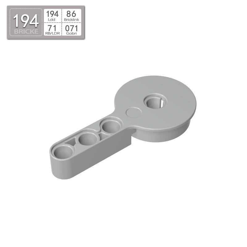 BRICKE Brick Guest Rotating Hinge Arm (Female) for LEGO 44225 Blocks 50g (~24 pieces)