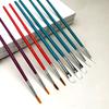 25-piece Oil Painting Pen Set Cotton Brush Nylon Bristle Material Beginner Diy Gouache Paint Brush for Kindergarten Art Courses