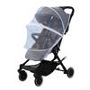 Ventilate Stroller Mosquito Net Mesh Zipper Pushchair Mosquito Net Cartoon Embroidery Folding Baby Mosquito Cover Summer