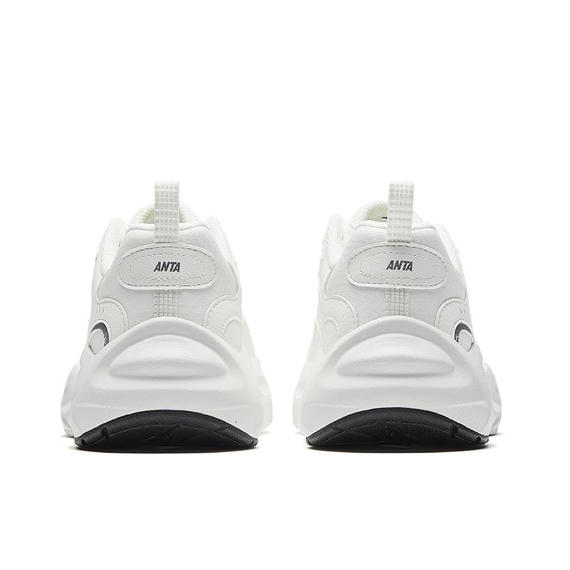 Anta 8811 Women's Casual Shoes Ivory White Silver 122618811-3