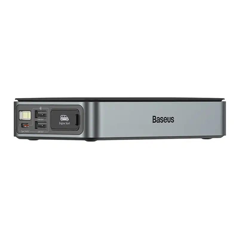 Powerbank/Rozrusznik Baseus Pro+ Car Jump Starter, 12000Mah, 1200A, Usb (Czarny)