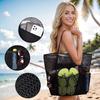 Beach Bag Amazon Double Mesh Beach Bag Bath Swimming Toiletries Storage Bag Outdoor Large Capacity Convenient Bag