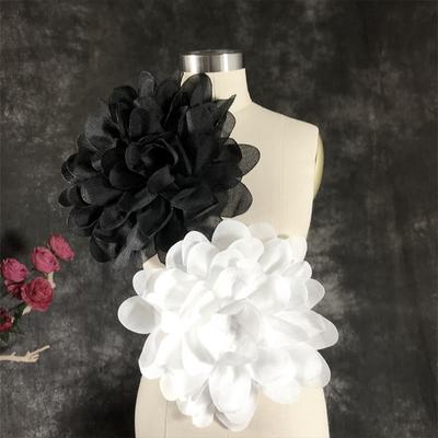 Apply 3D Flower Applique Large Women's Clothes Patch Applique for Dresses Luxury Designer Brooch Stage Bridal Shoulder Accessory