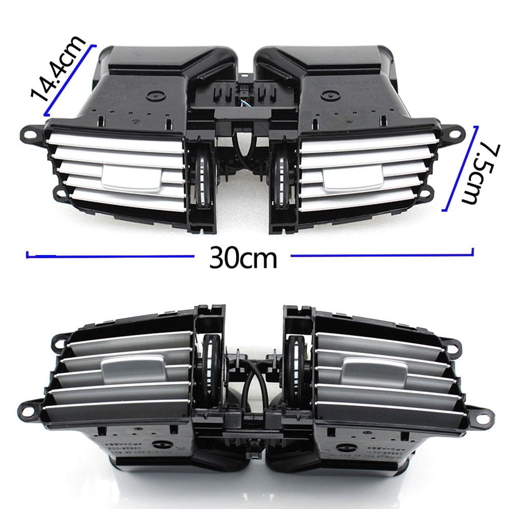Ansamblu complet de aerisire AC pentru consola bordului din față centru stânga dreapta pentru Mercedes Benz Sedan W212 E250 E300 2009 2010 2011