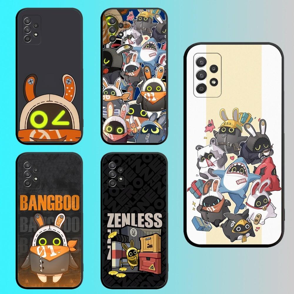 Zenless Zone Zero ZZZ Coque de téléphone Bangboo Pour Samsung S 25,24,21,22,23,30,20,Ultra,Plus,Fe,Lite,Note,10,9,5G Noir Souple