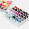 36 Colours High Quality Sewing Thread Boxed Bobbin Set, Suitable for Many Sewing Machines, with Bobbin Case, 36pc